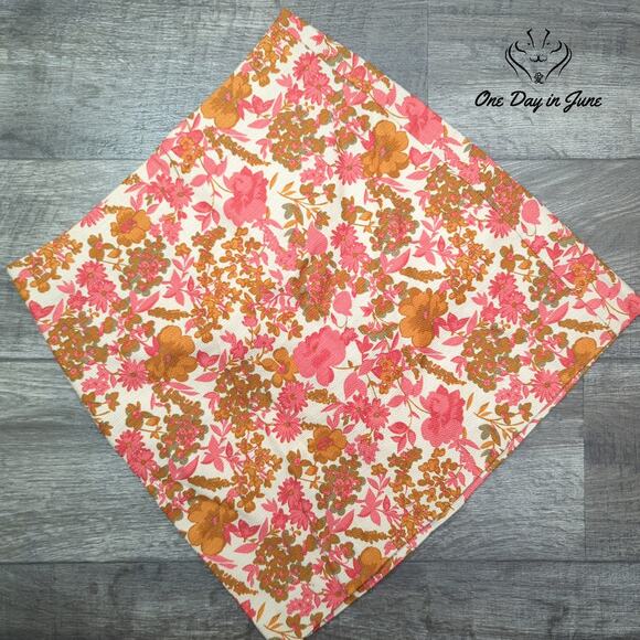 Loft Floral Mini Skirt Size 4 - Picture 1 of 5
